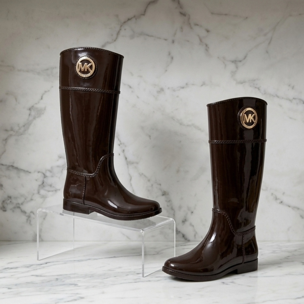 Michael Kors "Stockard" Tall Rain Boots - Picture 2 of 5